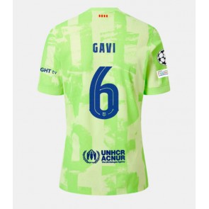 Barcelona Paez Gavi #6 Alternativní Dres 2024-25 Krátkým Rukávem