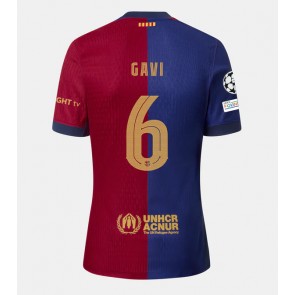 Barcelona Paez Gavi #6 Domácí Dres 2024-25 Krátkým Rukávem