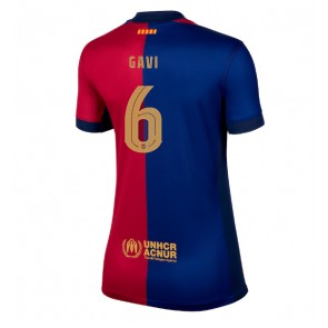 Barcelona Paez Gavi #6 Domácí Dres pro Dámy 2024-25 Krátkým Rukávem