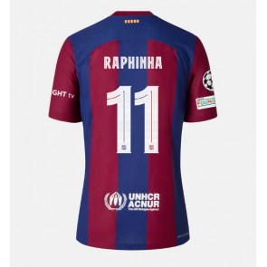 Barcelona Raphinha Belloli #11 Domácí Dres 2023-24 Krátkým Rukávem