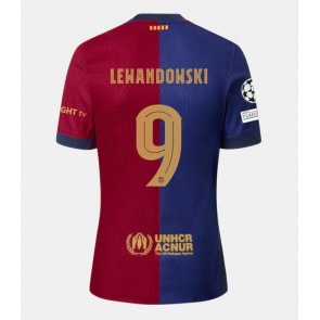 Barcelona Robert Lewandowski #9 Domácí Dres 2024-25 Krátkým Rukávem