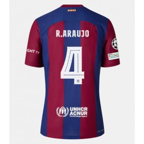 Barcelona Ronald Araujo #4 Domácí Dres 2023-24 Krátkým Rukávem