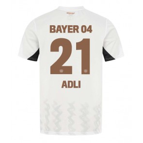 Bayer Leverkusen Amine Adli #21 Venkovní Dres 2024-25 Krátkým Rukávem