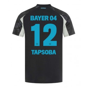 Bayer Leverkusen Edmond Tapsoba #12 Alternativní Dres 2024-25 Krátkým Rukávem