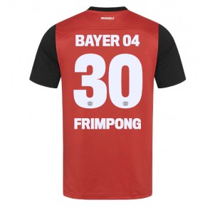 Bayer Leverkusen Jeremie Frimpong #30 Domácí Dres 2024-25 Krátkým Rukávem