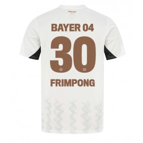 Bayer Leverkusen Jeremie Frimpong #30 Venkovní Dres 2024-25 Krátkým Rukávem