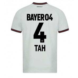 Bayer Leverkusen Jonathan Tah #4 Venkovní Dres 2023-24 Krátkým Rukávem