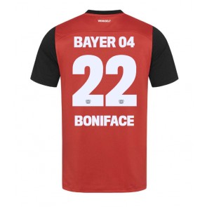 Bayer Leverkusen Victor Boniface #22 Domácí Dres 2024-25 Krátkým Rukávem