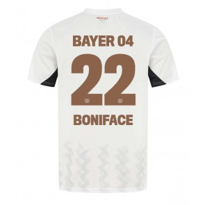 Bayer Leverkusen Victor Boniface #22 Venkovní Dres 2024-25 Krátkým Rukávem