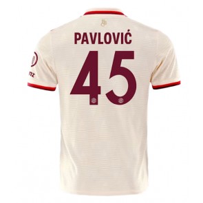 Bayern Munich Aleksandar Pavlovic #45 Alternativní Dres 2024-25 Krátkým Rukávem