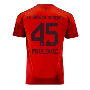 Bayern Munich Aleksandar Pavlovic #45 Domácí Dres 2024-25 Krátkým Rukávem