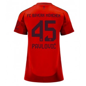 Bayern Munich Aleksandar Pavlovic #45 Domácí Dres pro Dámy 2024-25 Krátkým Rukávem