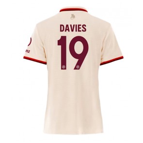 Bayern Munich Alphonso Davies #19 Alternativní Dres pro Dámy 2024-25 Krátkým Rukávem