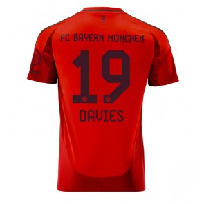 Bayern Munich Alphonso Davies #19 Domácí Dres 2024-25 Krátkým Rukávem