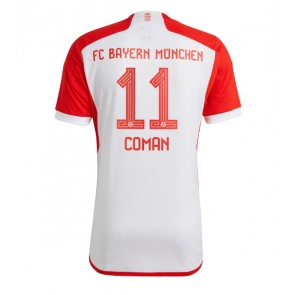 Bayern Munich Kingsley Coman #11 Domácí Dres 2023-24 Krátkým Rukávem