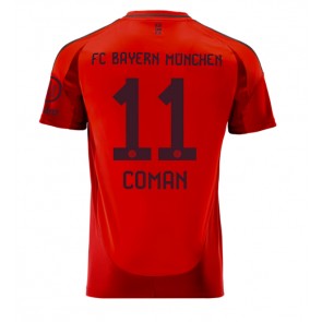 Bayern Munich Kingsley Coman #11 Domácí Dres 2024-25 Krátkým Rukávem