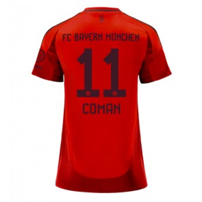 Bayern Munich Kingsley Coman #11 Domácí Dres pro Dámy 2024-25 Krátkým Rukávem