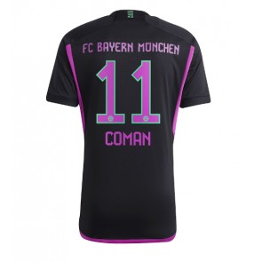 Bayern Munich Kingsley Coman #11 Venkovní Dres 2023-24 Krátkým Rukávem