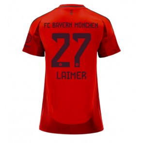 Bayern Munich Konrad Laimer #27 Domácí Dres pro Dámy 2024-25 Krátkým Rukávem