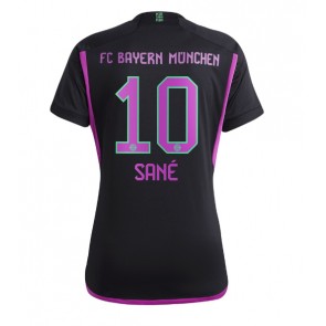 Bayern Munich Leroy Sane #10 Venkovní Dres pro Dámy 2023-24 Krátkým Rukávem