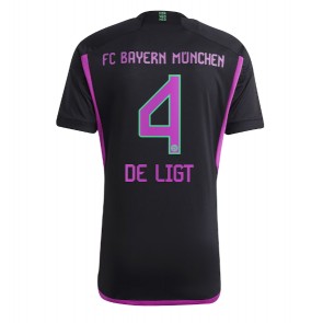 Bayern Munich Matthijs de Ligt #4 Venkovní Dres 2023-24 Krátkým Rukávem