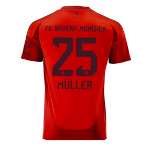 Bayern Munich Thomas Muller #25 Domácí Dres 2024-25 Krátkým Rukávem