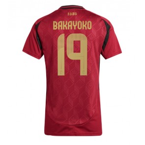 Belgie Johan Bakayoko #19 Domácí Dres pro Dámy ME 2024 Krátkým Rukávem