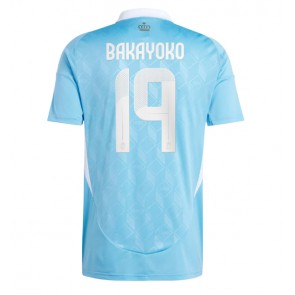 Belgie Johan Bakayoko #19 Venkovní Dres ME 2024 Krátkým Rukávem