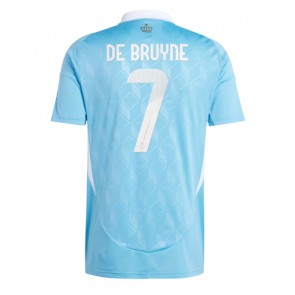 Belgie Kevin De Bruyne #7 Venkovní Dres ME 2024 Krátkým Rukávem