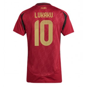 Belgie Romelu Lukaku #10 Domácí Dres pro Dámy ME 2024 Krátkým Rukávem