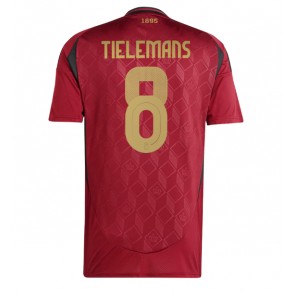 Belgie Youri Tielemans #8 Domácí Dres ME 2024 Krátkým Rukávem