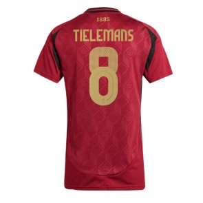 Belgie Youri Tielemans #8 Domácí Dres pro Dámy ME 2024 Krátkým Rukávem