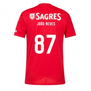 Benfica Joao Neves #87 Domácí Dres 2024-25 Krátkým Rukávem