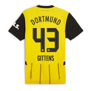 Borussia Dortmund Jamie Bynoe-Gittens #43 Domácí Dres 2024-25 Krátkým Rukávem