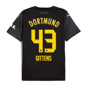 Borussia Dortmund Jamie Bynoe-Gittens #43 Venkovní Dres 2024-25 Krátkým Rukávem