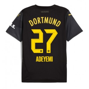 Borussia Dortmund Karim Adeyemi #27 Venkovní Dres 2024-25 Krátkým Rukávem