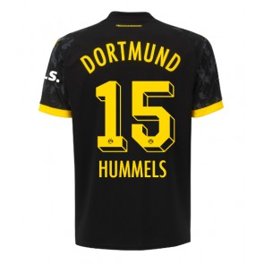 Borussia Dortmund Mats Hummels #15 Venkovní Dres 2023-24 Krátkým Rukávem