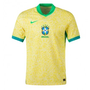 Brazílie Domácí Dres Copa America 2024 Krátkým Rukávem