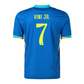 Brazílie Vinicius Junior #7 Venkovní Dres Copa America 2024 Krátkým Rukávem