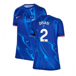 Chelsea Axel Disasi #2 Domácí Dres pro Dámy 2024-25 Krátkým Rukávem