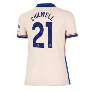 Chelsea Ben Chilwell #21 Venkovní Dres pro Dámy 2024-25 Krátkým Rukávem