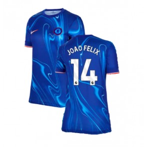 Chelsea Joao Felix #14 Domácí Dres pro Dámy 2024-25 Krátkým Rukávem