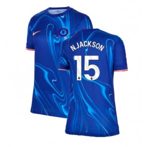 Chelsea Nicolas Jackson #15 Domácí Dres pro Dámy 2024-25 Krátkým Rukávem