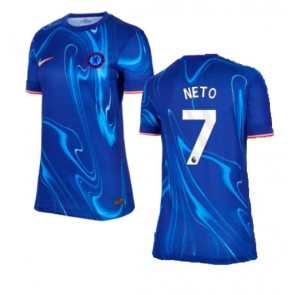 Chelsea Pedro Neto #7 Domácí Dres pro Dámy 2024-25 Krátkým Rukávem