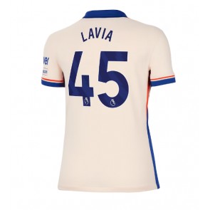 Chelsea Romeo Lavia #45 Venkovní Dres pro Dámy 2024-25 Krátkým Rukávem