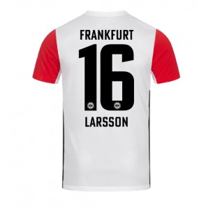 Eintracht Frankfurt Hugo Larsson #16 Domácí Dres 2024-25 Krátkým Rukávem