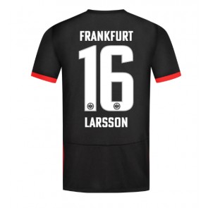 Eintracht Frankfurt Hugo Larsson #16 Venkovní Dres 2024-25 Krátkým Rukávem