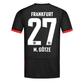 Eintracht Frankfurt Mario Gotze #27 Venkovní Dres 2024-25 Krátkým Rukávem