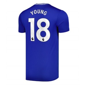 Everton Ashley Young #18 Domácí Dres 2024-25 Krátkým Rukávem