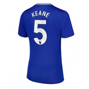 Everton Michael Keane #5 Domácí Dres pro Dámy 2024-25 Krátkým Rukávem